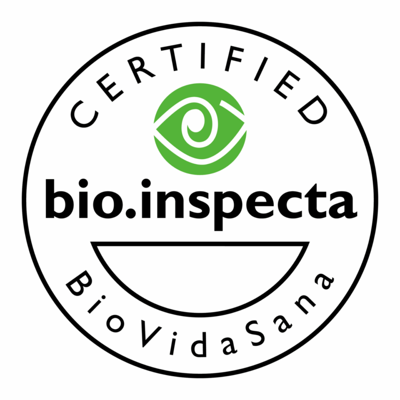 Biologisch gekeurde aloe vera. Certified by bio.inspecta